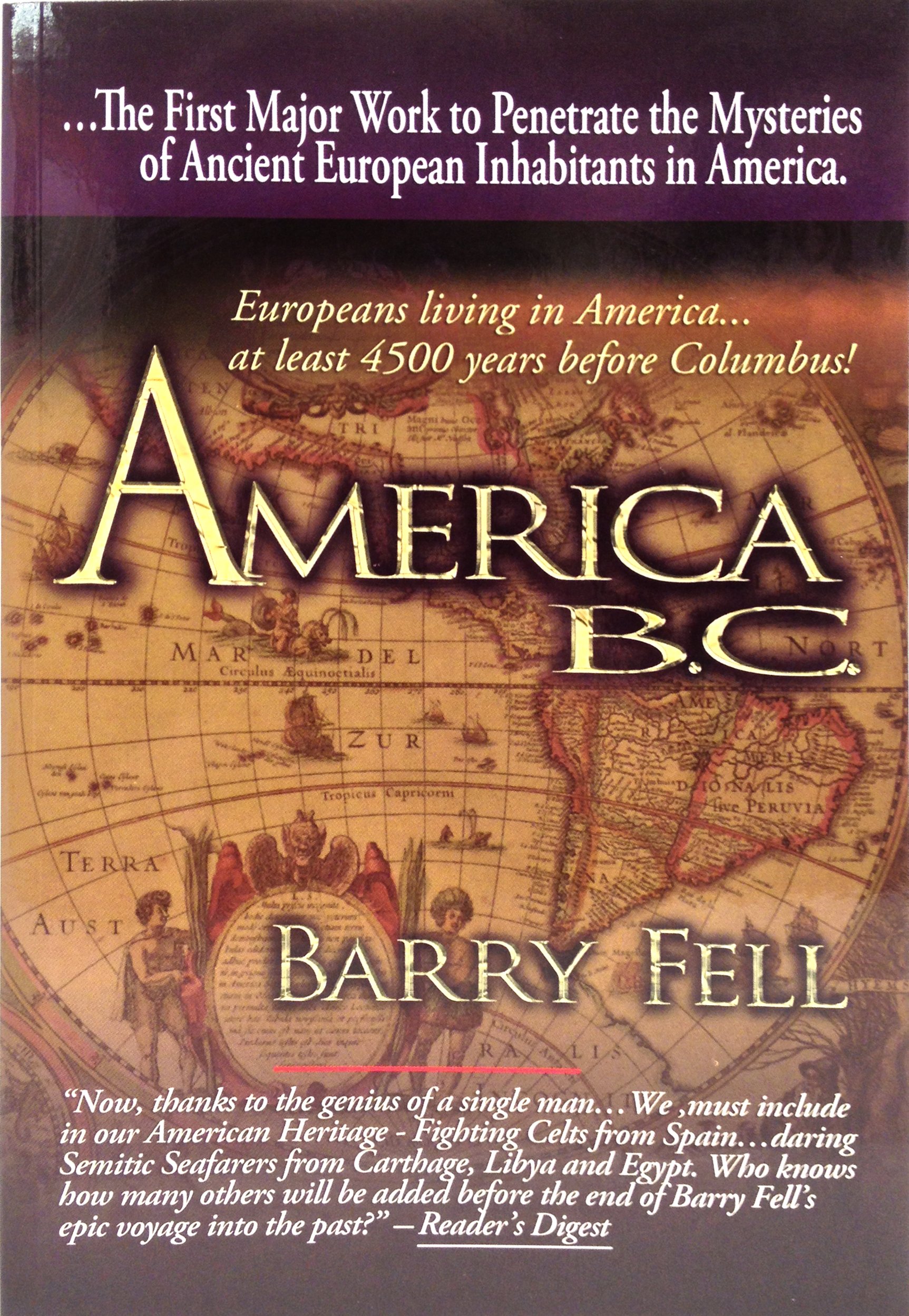 America B.C.: Ancient Settlers in the New World Fell, Barry