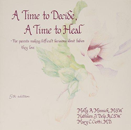 A Time to Decide a Time to Heal: For Parents Making Difficult Decisions About Babies They Love [Paperback] Molly A. Minnick
